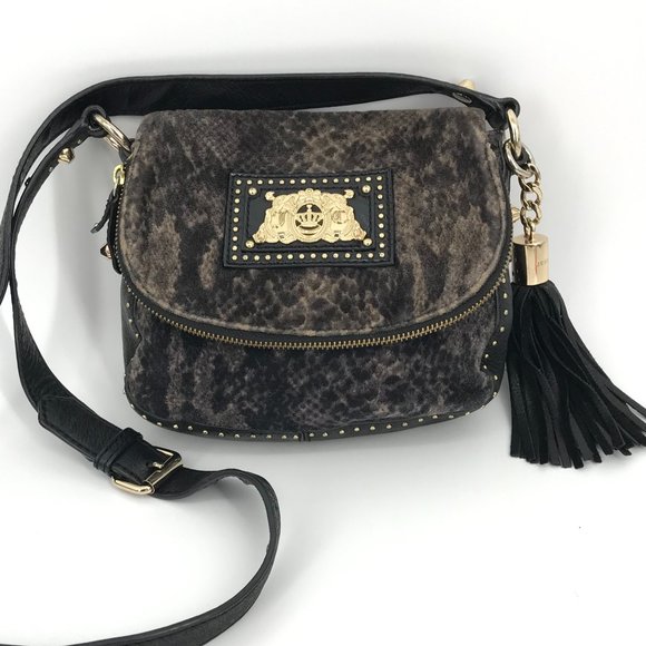 Juicy Couture Handbags - JUICY COUTURE FLAP OVER TASSEL CROSSBODY BAG